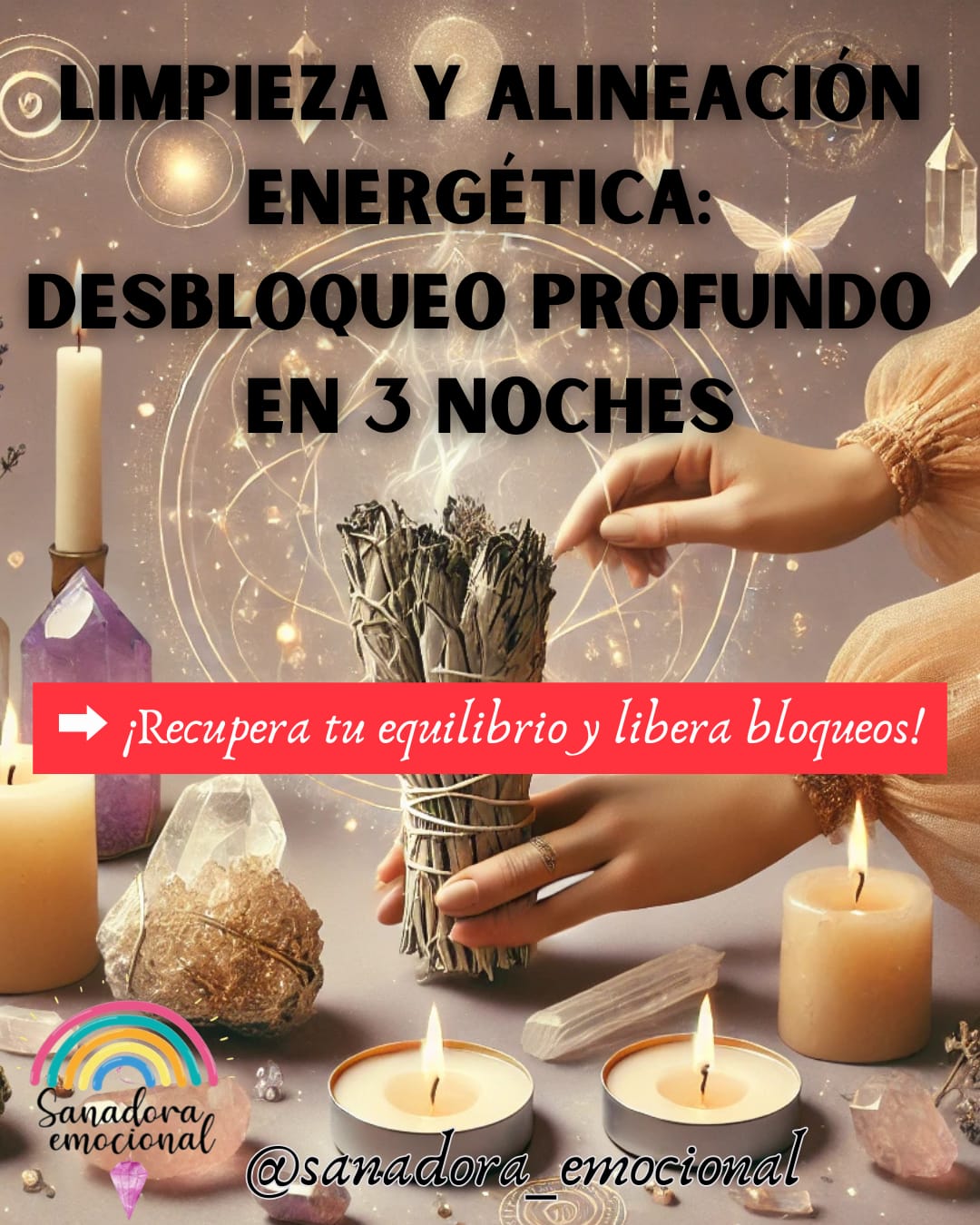 LIMPIEZA Y ALINEACION ENERGETICA: desbloqueo profundo en 3 noches