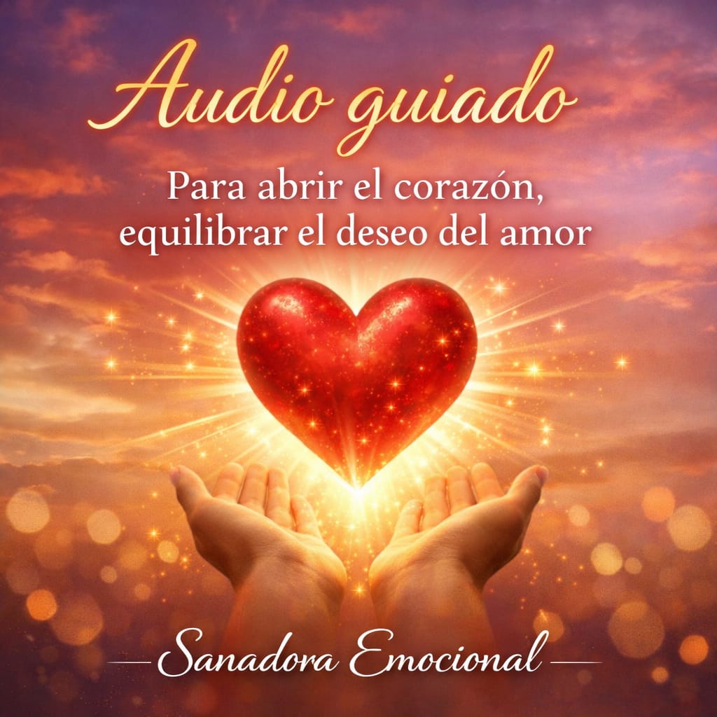 Audio Guíado - Para abrir el corazón, equilibrar el deseo del amor