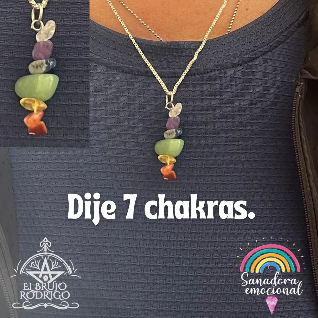 Dije de 7 Chakras 🌈✨