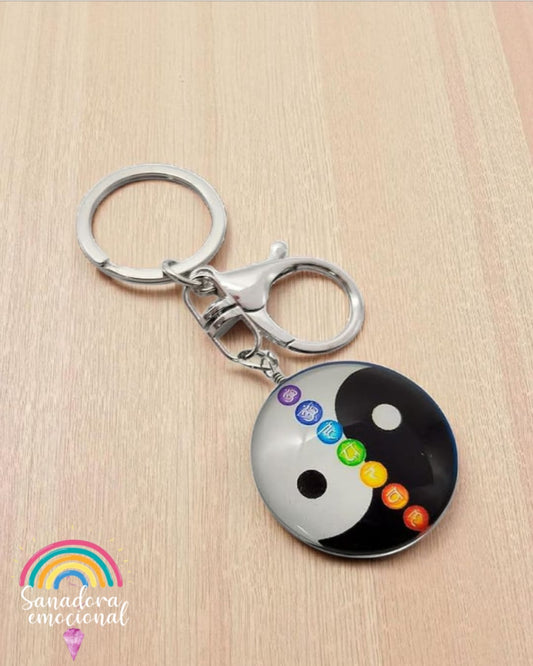 Llavero 7 chakras  - Modelo 3