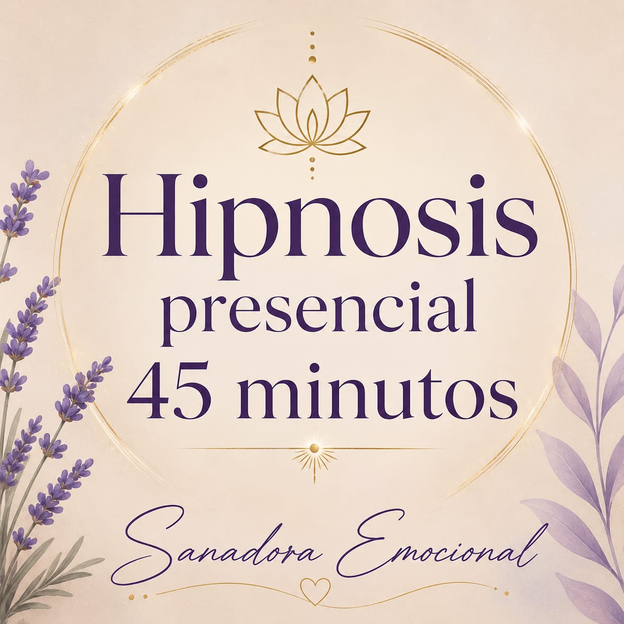 Hipnosis presencial 45 minutos