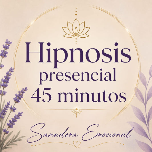 Hipnosis presencial 45 minutos