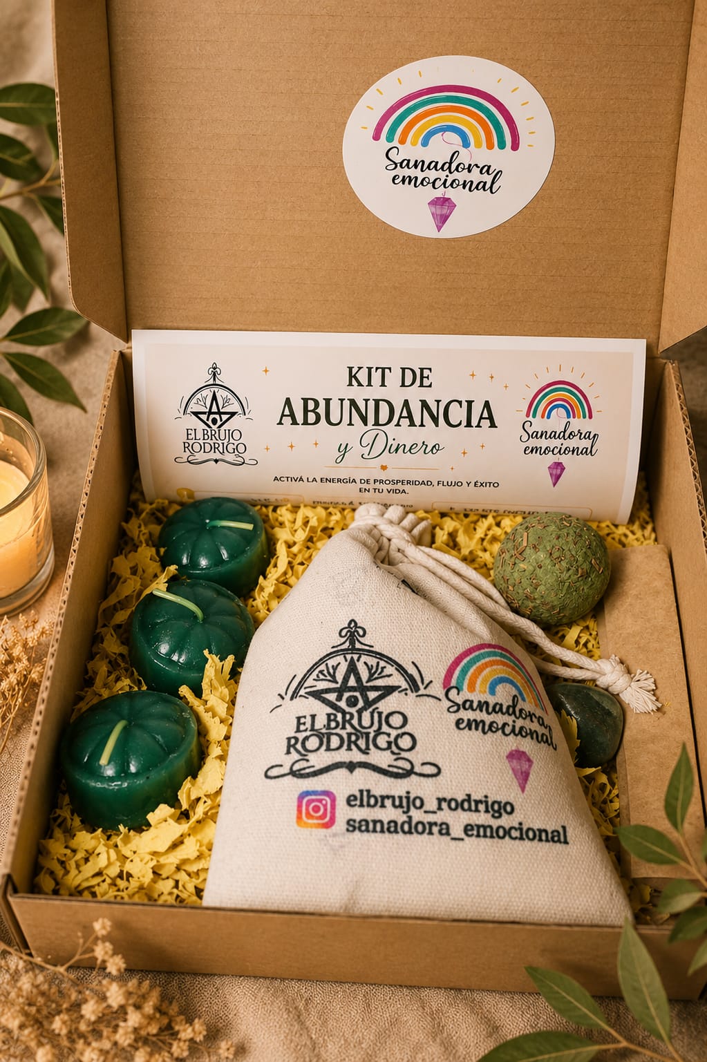 Kit energético de abundancia y dinero