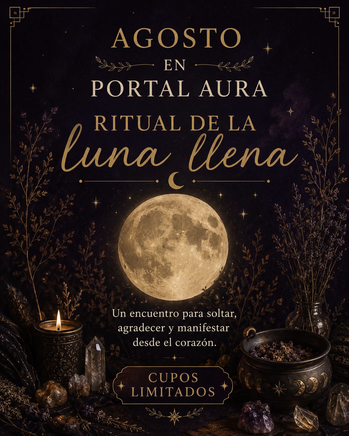 AGOSTO: Ritual de la luna llena