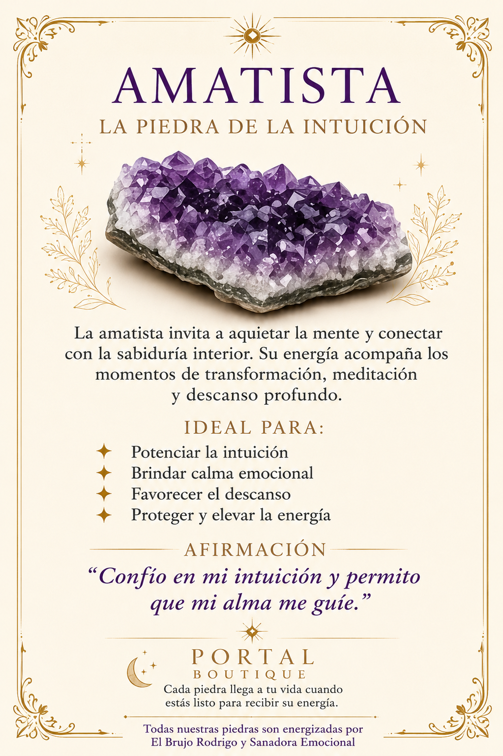 💜 Piedra Amatista